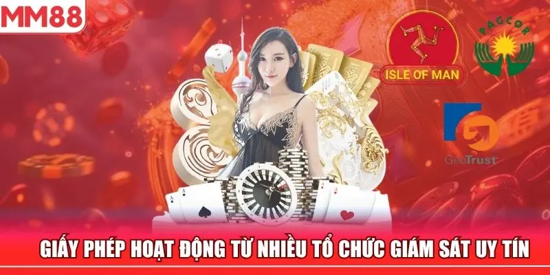 Nhiều tổ chức giám sát uy tín khác trên thế giới cũng công nhận tính hợp pháp của MM88